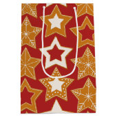Kerstster-ren (Kerstmis) Cadeautas (Achterkant)
