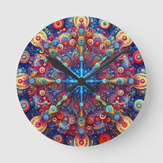 KERSTSTER RONDE KLOK (Voorkant)