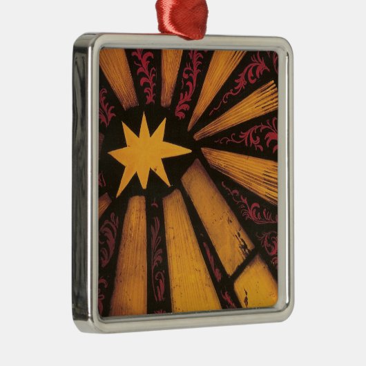 kerstster - sierlijk metalen ornament (Rechts)