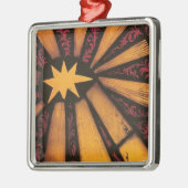 kerstster - sierlijk metalen ornament (Links)