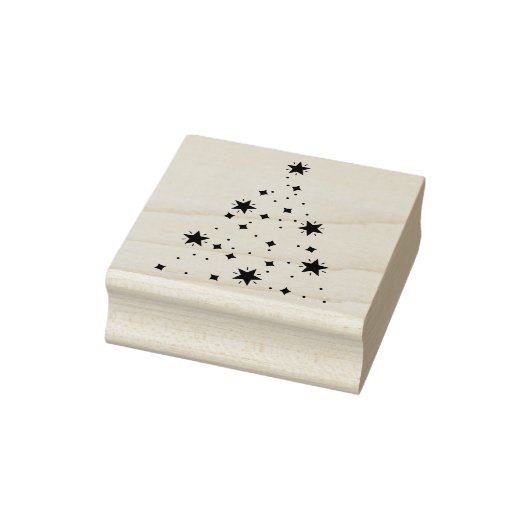 Kerstster Stamp Stamp Rubberstempel (Stempel)