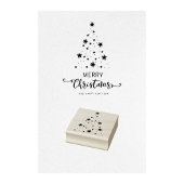 Kerstster Stamp Stamp Rubberstempel