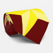 Kerstster stropdassen rood (Opgerold)