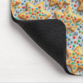 Kerstster-suikerkoekjes met spikkels muismat (Hoek)