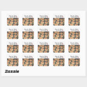 Kerstster Suikerkoekjes Verpakking Sticker (Vel)