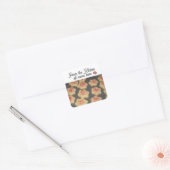 Kerstster Suikerkoekjes Verpakking Sticker (Envelop)