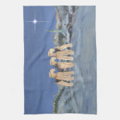 kerstster theedoek (Verticaal)