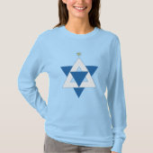 Kerstster van David T-shirt (Voorkant)