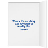 Kerstster van de Wonder Bijbel Verse Christelijke  (Binnen (Links))