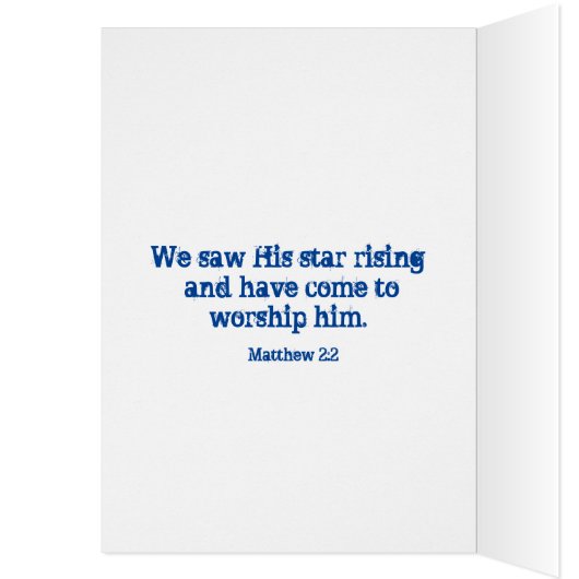 Kerstster van de Wonder Bijbel Verse Christelijke  (Binnen (Links))