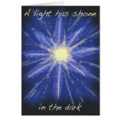 Kerstster van het Christelijke Bijbelcitaat van Wo (Voorkant)