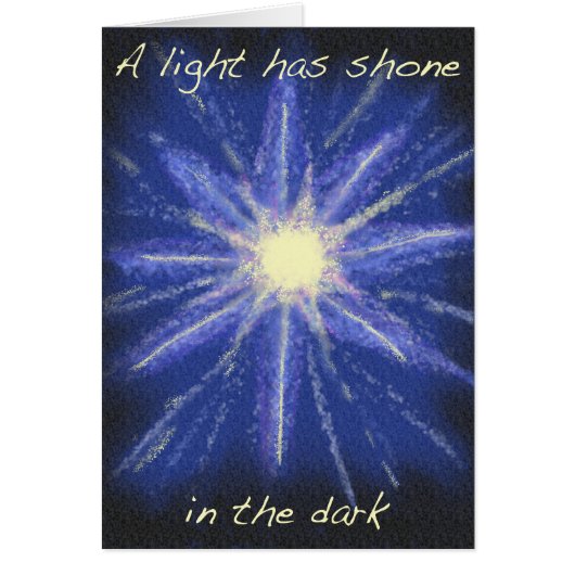 Kerstster van het Christelijke Bijbelcitaat van Wo (Voorkant)