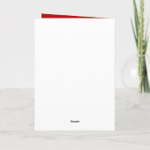 Kerstster Verjaardagstaart Neef December Kaart (Achterkant)