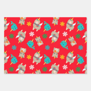 Kerstster voor jute dieren - perfect kerstkerstfee inpakpapier vel