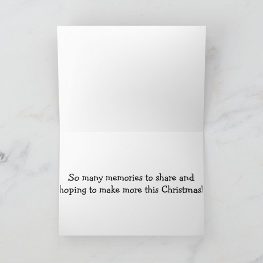 KERSTSTER VOOR MIJN BESTE VRIEND MET KERST FEESTDAGEN KAART (Binnen)