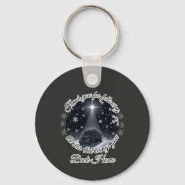 Kerstster Vrachtwagen Reis Licht Thuiskomst Sleutelhanger