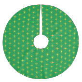 Kerststerborstel Polyester Tree Skirt Kerstboom Rok (Voorkant)