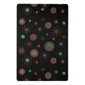 Kerststerexplosie Mini Klembord (Achterkant)