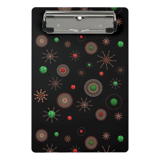 Kerststerexplosie Mini Klembord (Voorkant)