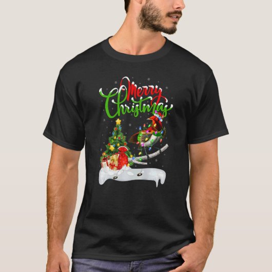 Kerststerfte kerstdagen in het paradijs t-shirt (Voorkant)