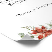 Kerststerrekinders Aangepaste Tekst Bord Poster (Hoek)