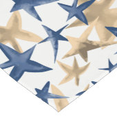 Kerststerren Blauwe gouden Feestdagen Korte Tafelloper (Hoek)