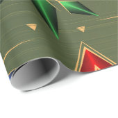 Kerststerren Cadeaupapier (Rol Hoek)