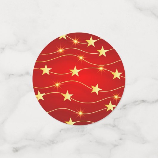 Kerststerren Confetti (Kleine voorkant)