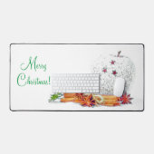 Kerststerren Desk Mat (Keyboard & Muis)