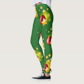 Kerststerren en kogelreuzen leggings (Links)