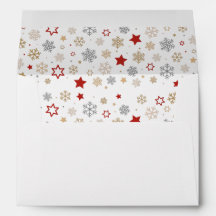 Kerststerren en Snowflakes Patroon
