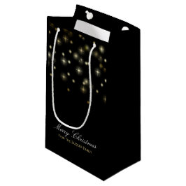 Kerststerren feestelijk klein cadeauzakje