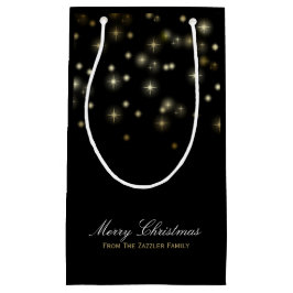 Kerststerren feestelijk klein cadeauzakje