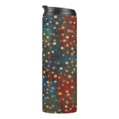 Kerststerren Glitter Feestelijk  Thermosbeker (Geroteerd rechts)