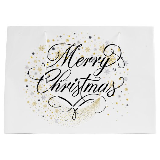 Kerststerren Groot Cadeauzakje (Voorkant)