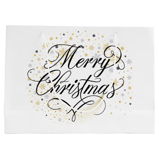 Kerststerren Groot Cadeauzakje (Achterkant)