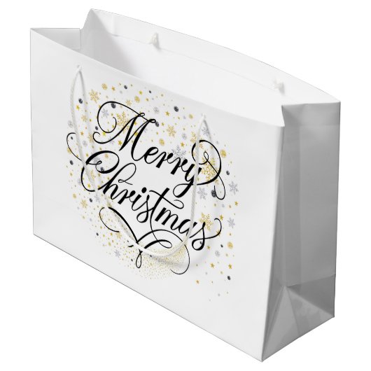 Kerststerren Groot Cadeauzakje (Achterkant Gekanteld)