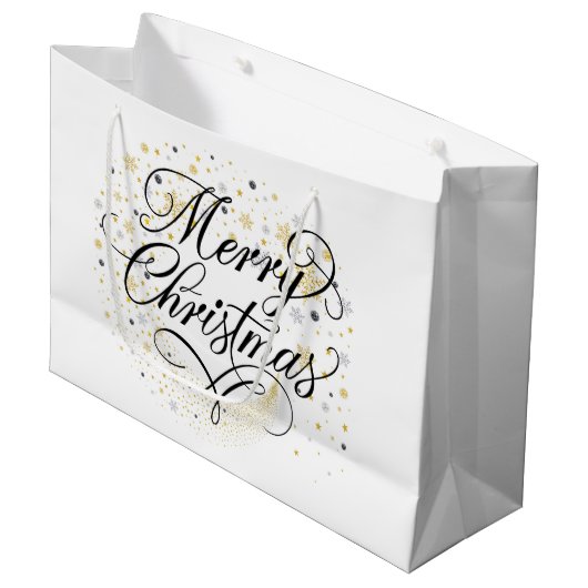 Kerststerren Groot Cadeauzakje (Voorkant Gekanteld)