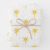 Kerststerren Inpakpapier Vel (In situ)