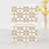 Kerststerren Kaart (Gele Bloem)