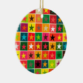 kerststerren keramisch ornament (Rechts)