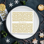 Kerststerren Luxury Pattern - speciaal gepersonali Servet