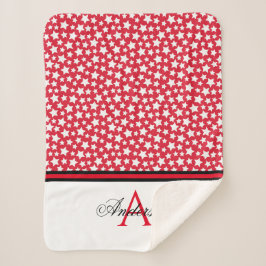 Kerststerren op maat sherpa deken