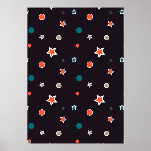 Kerststerren Poster (Voorkant)