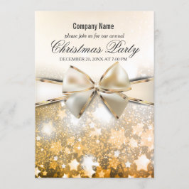 Kerststerren Sparkle Corporate Party Uitnodiging