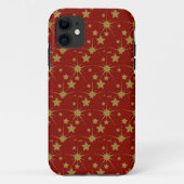 Kerststerren Telefoontas Case-Mate iPhone Case (Achterkant)