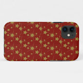 Kerststerren Telefoontas Case-Mate iPhone Case (Achterkant (horizontaal))
