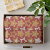 Kerststerren van Gemberkoek (Kerst) Tissuepapier (Geschenk)