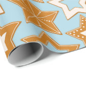 Kerststerren van peperkoek cadeaupapier (Rol Hoek)