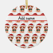 Kerststerren voor Hondenrassen van Cavoodle Keramisch Ornament (Voorkant)